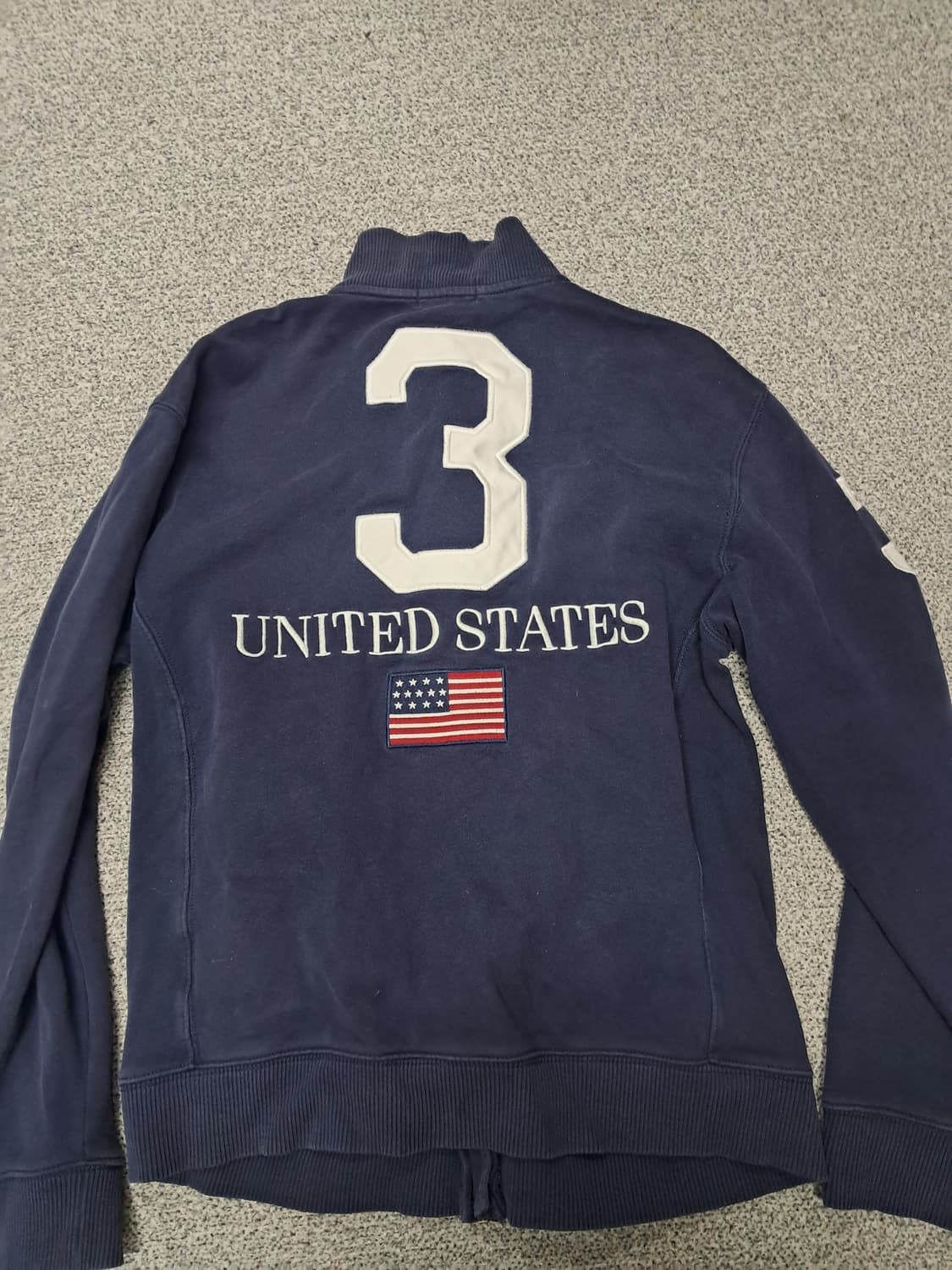 폴로 빅포니성조기 네이비 집업 상품이미지5