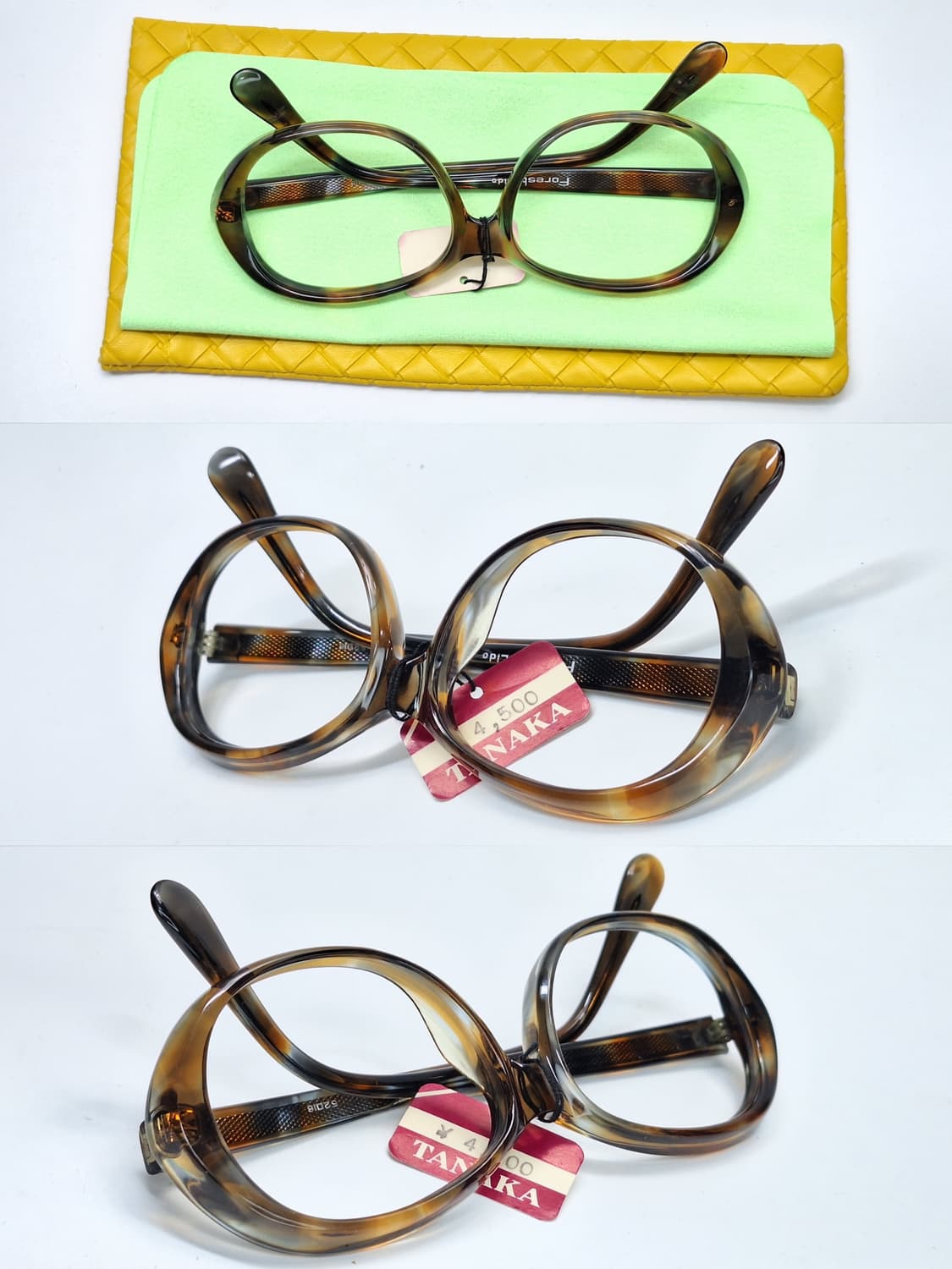 80s 일본 빈티지 데드스톡 미사용/Forest rido 안경테 52mm 상품이미지2