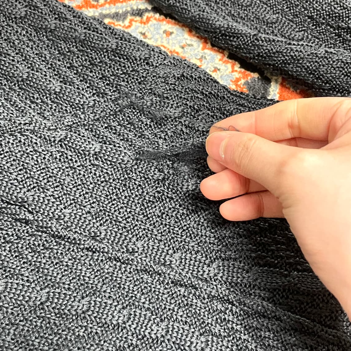  스파이더 블랙 플리스 니트 집업져지 여성L 상품이미지10