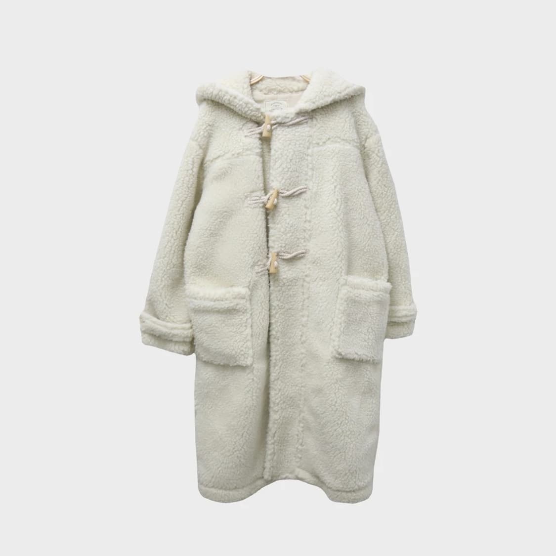 UNGRID 아이보리 양털 떡볶이 코트 61015 상품이미지1