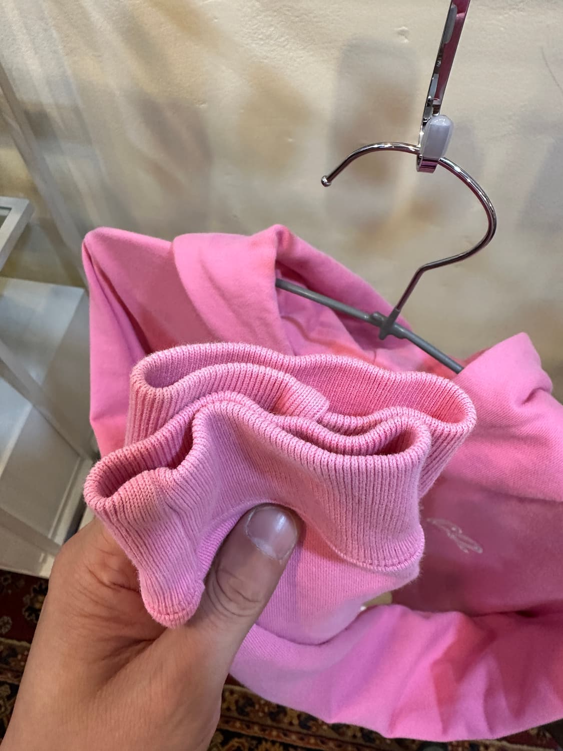 폴로 랄프로렌 폴로진스 핑크 후드 집업 M 상품이미지6