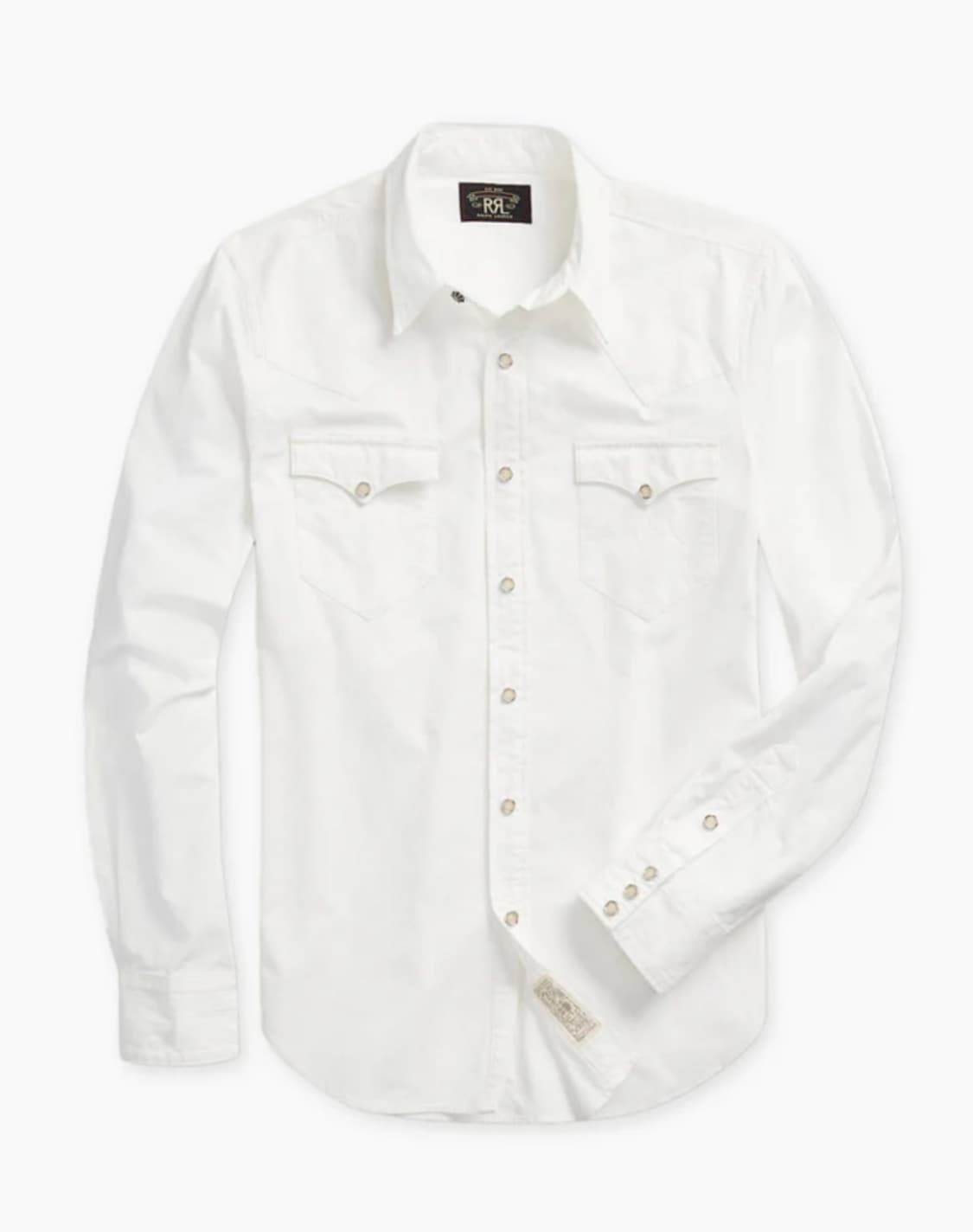 XL RRL 더블알엘 웨스턴 셔츠 화이트 상품이미지1