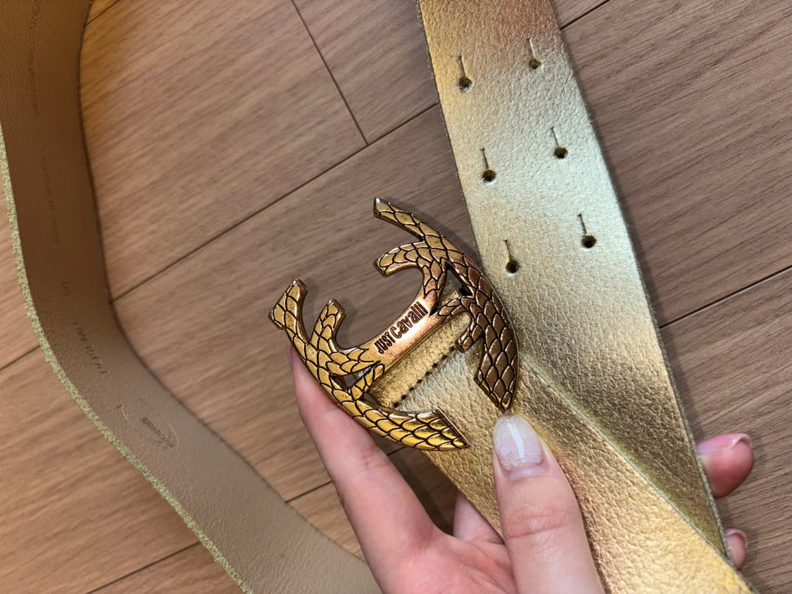 Just Cavalli 골드 빈티지 벨트 상품이미지2