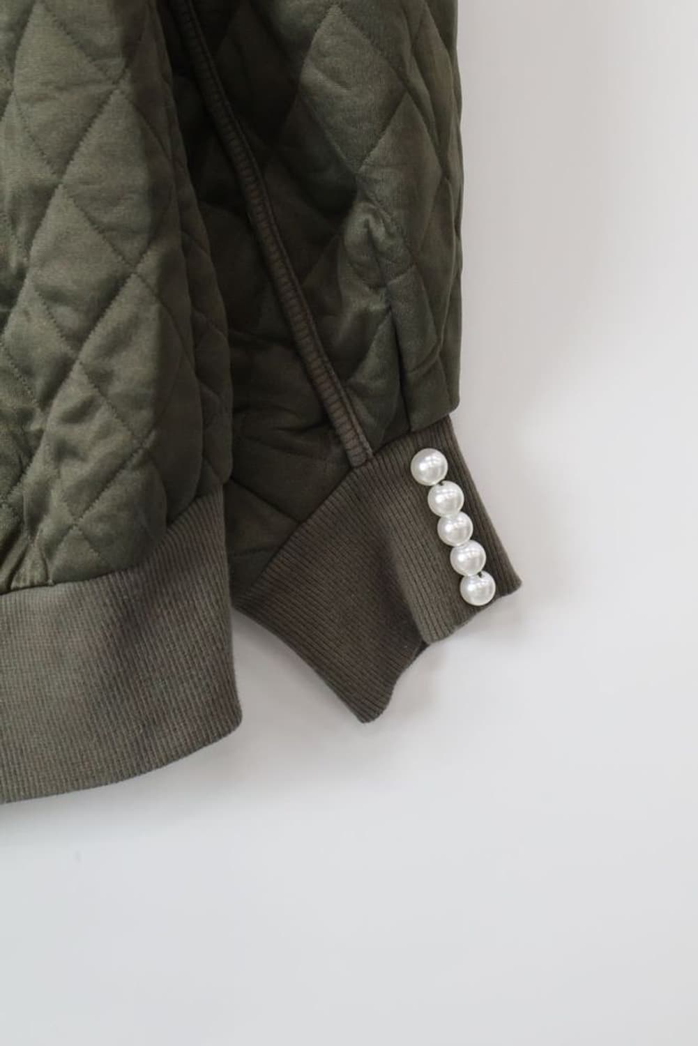 ANELA Quilted Jacket Khaki 상품이미지5