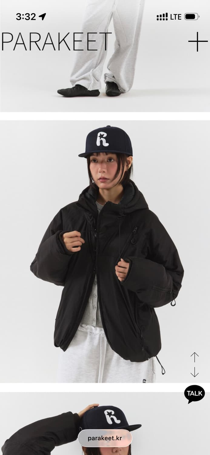 패러킷 리버시블 신슐레이트 패딩 블랙 상품이미지1