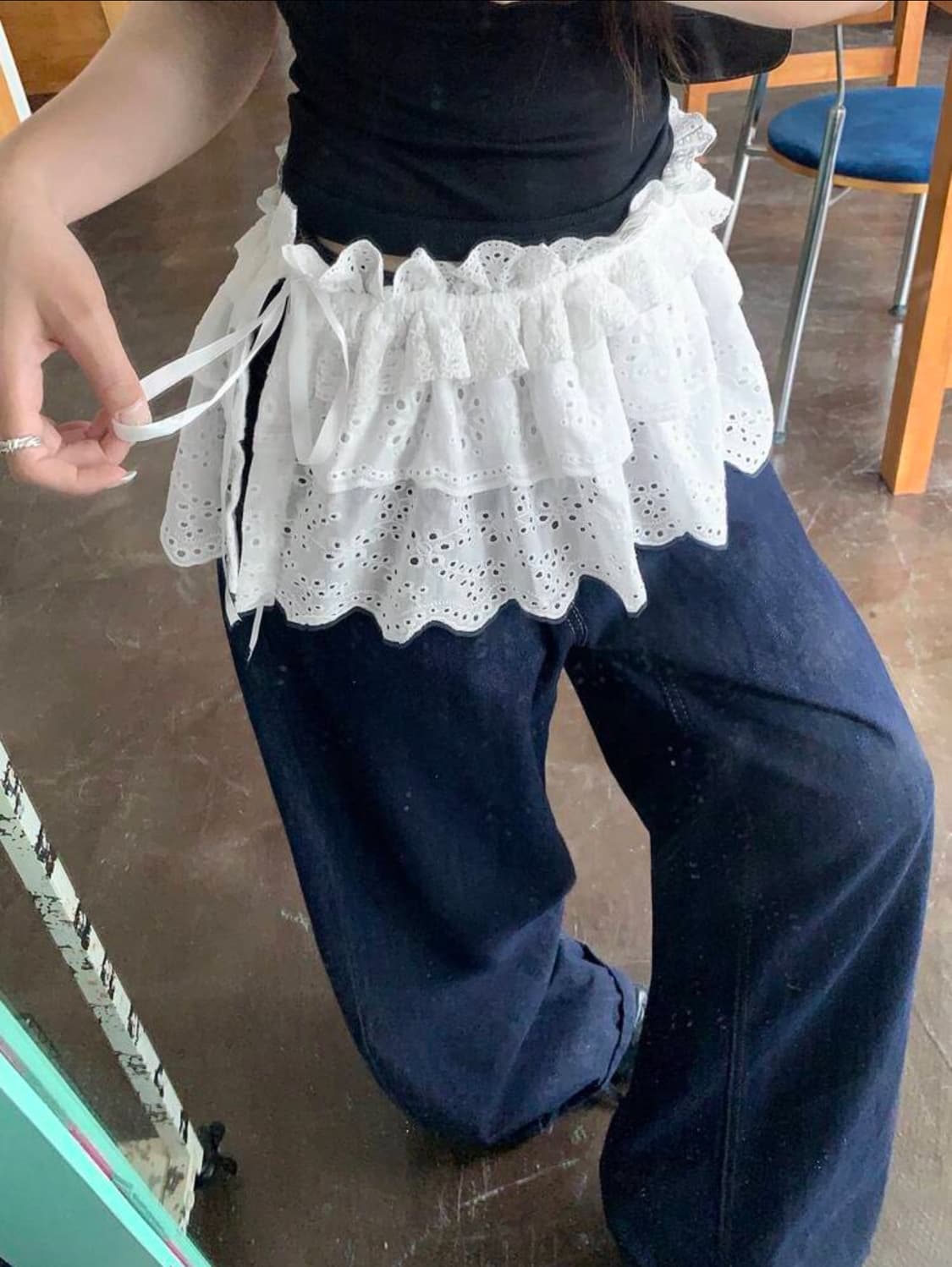 레이어드 치마 상품이미지1