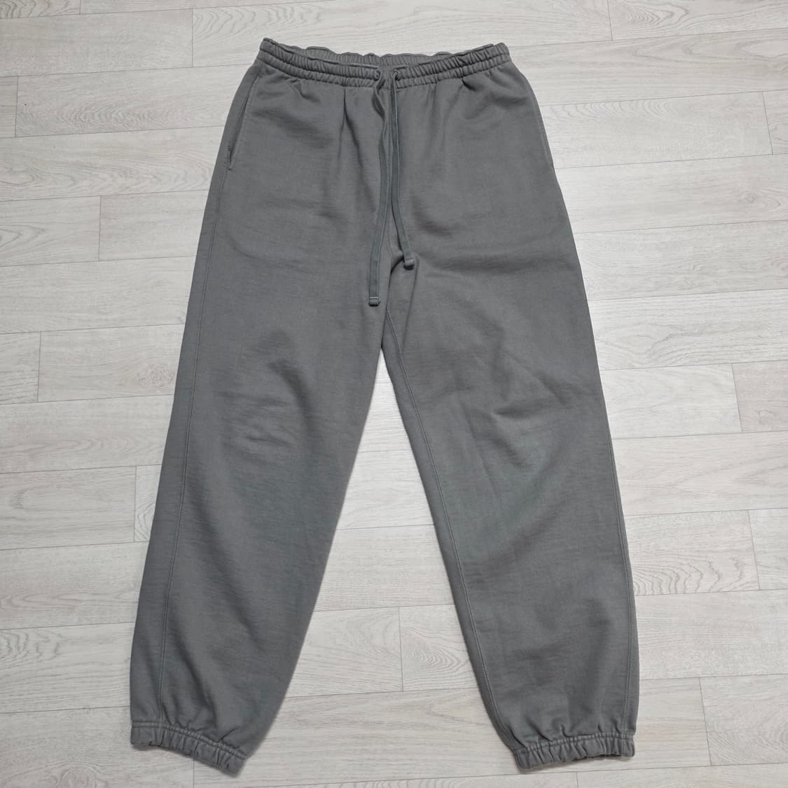 [1,2] 마카웨어 휴지 스웻 셋업 오가닉코튼 헤비 컴포트 플리스 그레이 상품이미지7