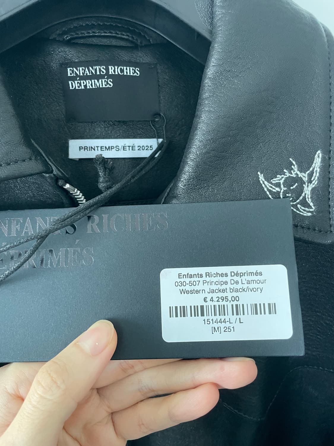 ERD principe de l amour 레더 자켓 상품이미지7