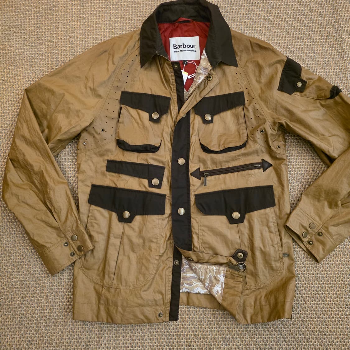 White Mountaineering x Barbour 바버 린넨 사파리 상품이미지1