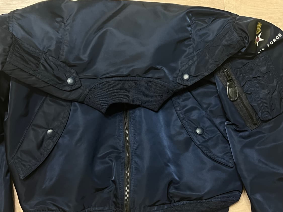 [M] 80s 오리지널 빈티지 L-2A 항공 점퍼 에어포스 자켓 상품이미지4