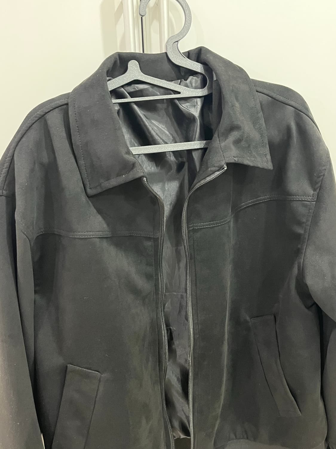 블랙 스웨이드 자켓 상품이미지2