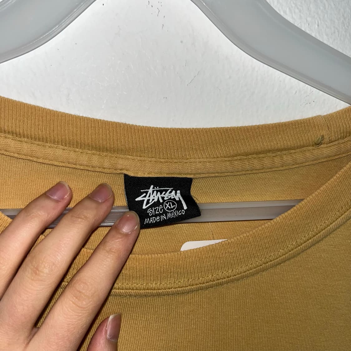 Stussy World Tour Yellow T-Shirt 상품이미지6