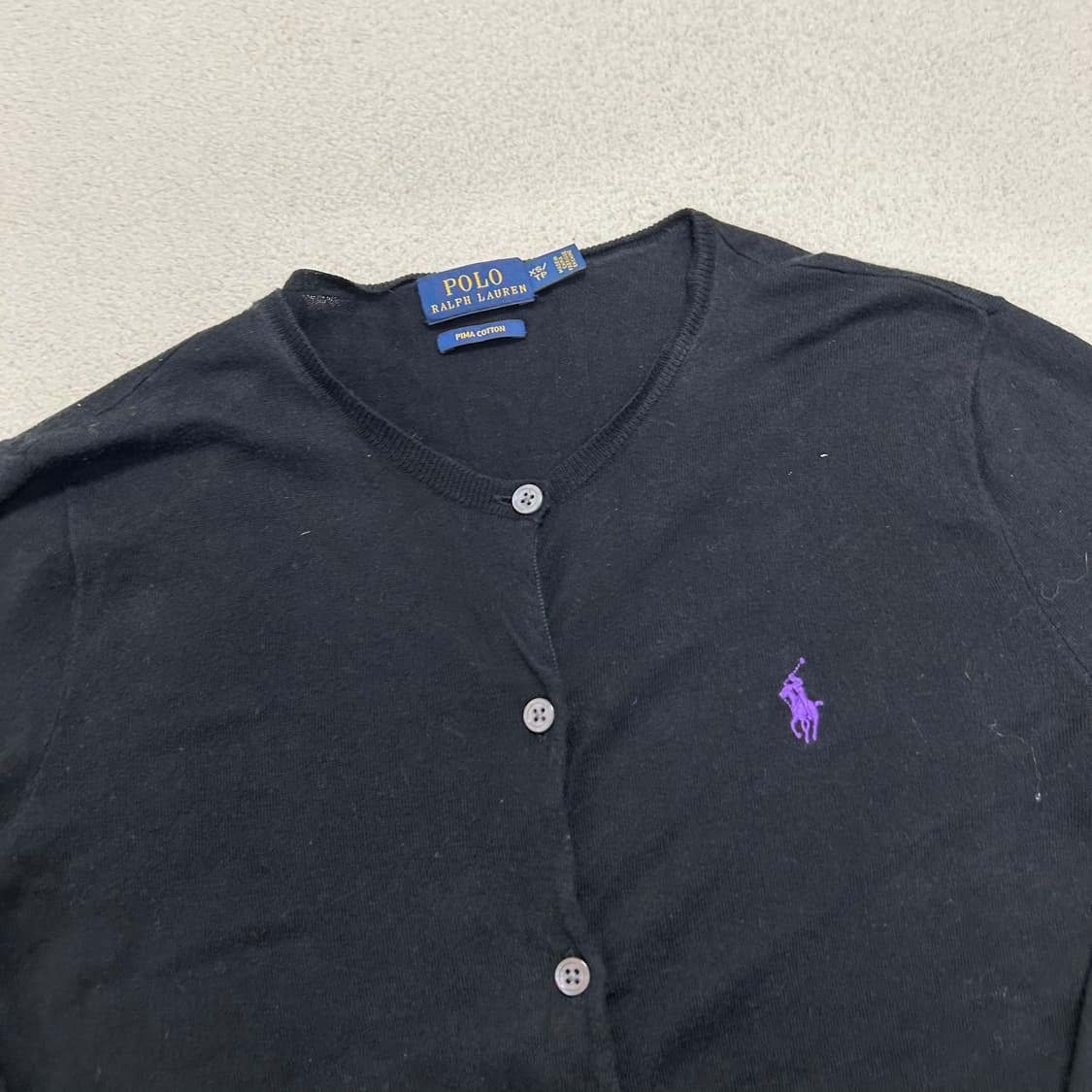 Polo black cardigan 상품이미지5