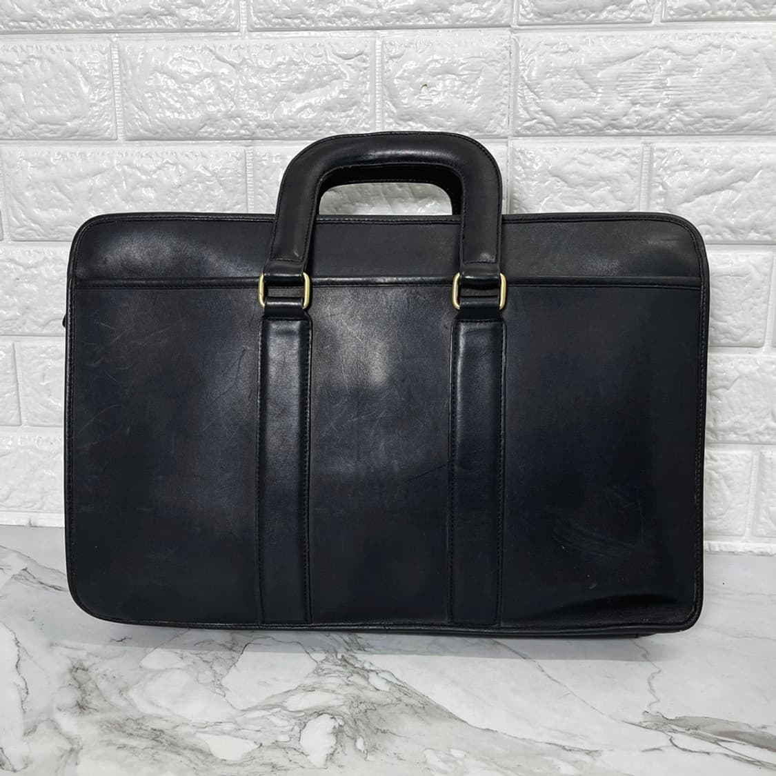 Old Coach 303-05 Leather Briefcase 상품이미지2