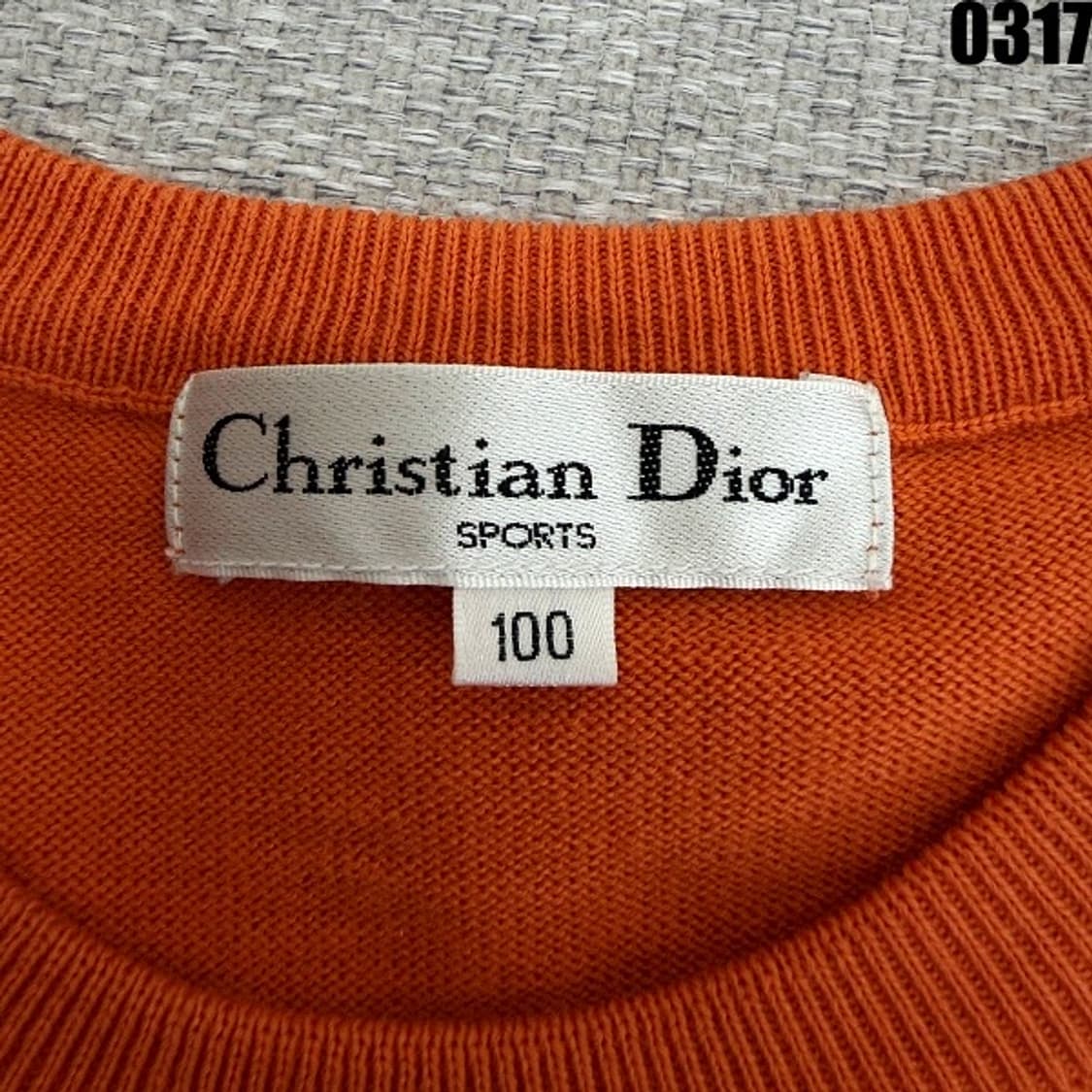 크리스찬 디올 스포츠 라인 니트 베스트 S 0317  상품이미지5