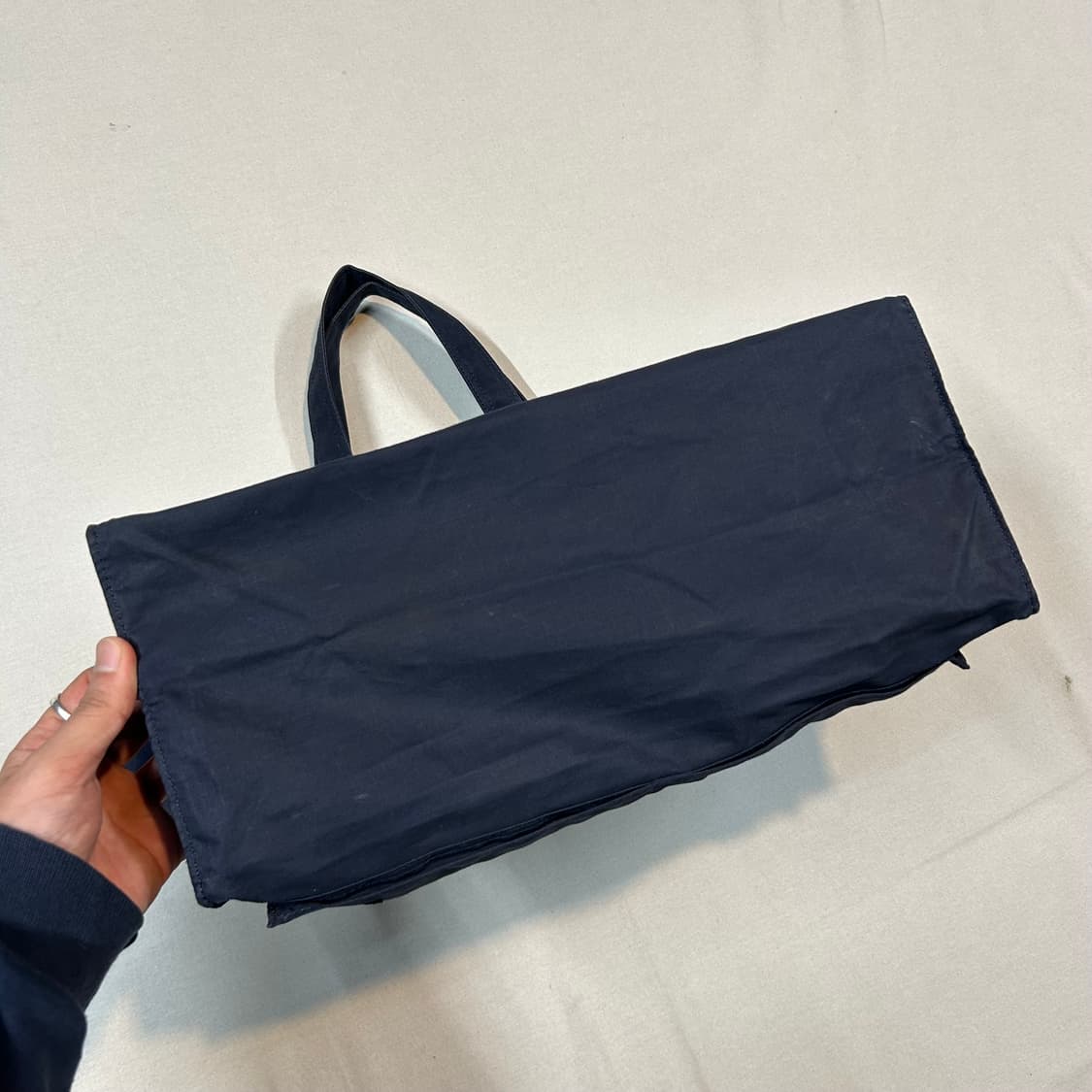 요시다 포터 큐브 립스탑 네이비 숄더백 토트백 상품이미지5