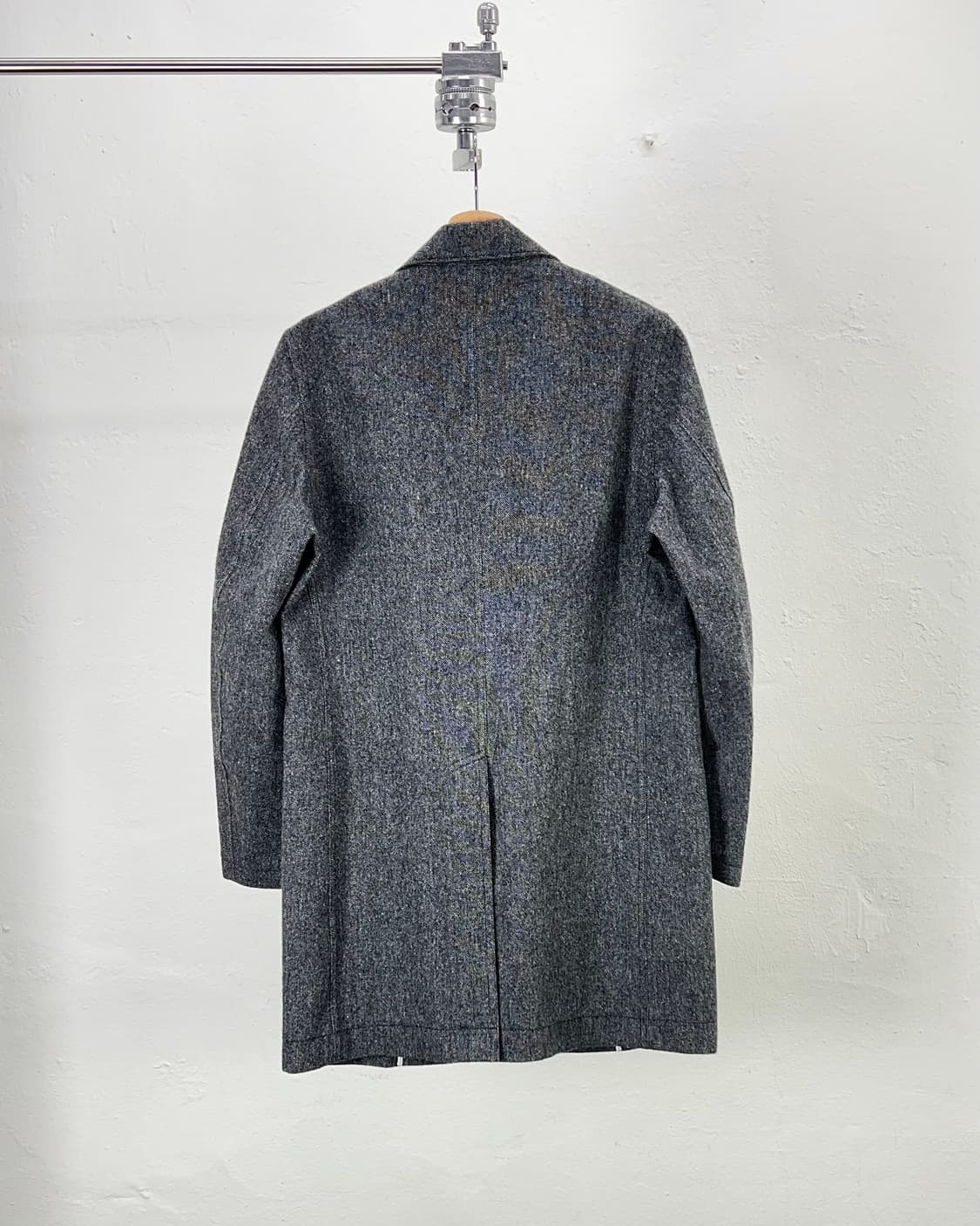 나나미카 차콜 고어텍스 울 체스터필드 카라 코트 상품이미지6