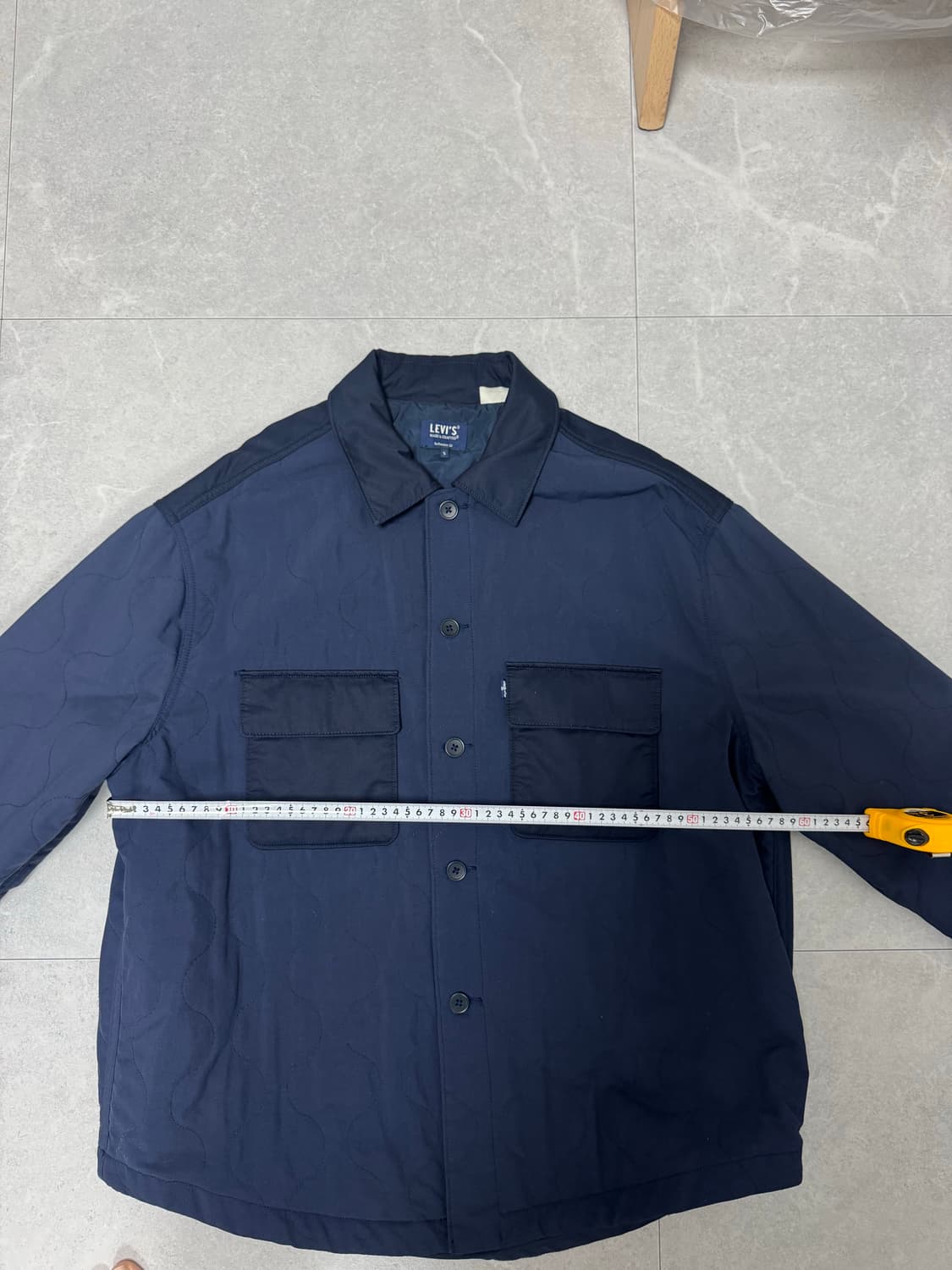 Levis made crafted 리바이스 네이비 퀼팅 자켓 판매 코모리 상품이미지9