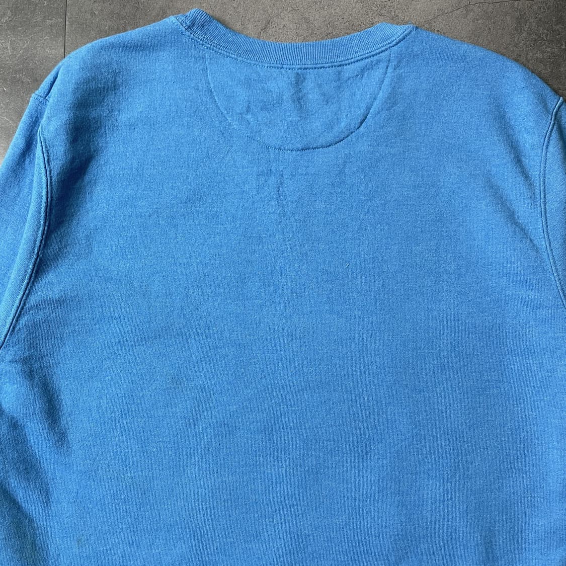 CHAMPION 챔피온 빈티지 블루 코튼 기모 맨투맨 A00496 상품이미지7