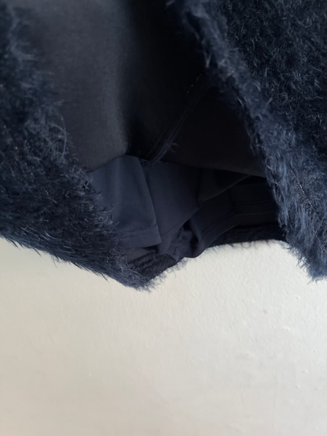 darich 다리치 헤어리 데님라이크 퍼 미니스커트 상품이미지9