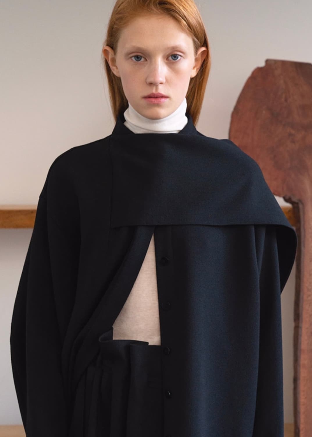 Le17septembre muffler wool shirt 상품이미지1