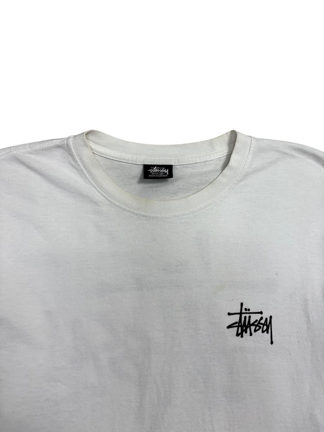 스투시 베이직 스투시 롱슬리브 티셔츠 화이트 상품이미지7