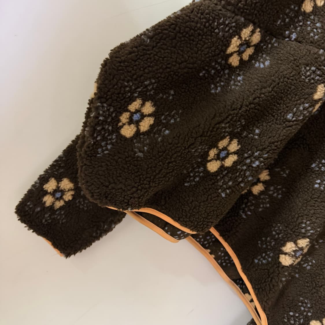 새상품 여자 플리스 플라워 반집업 상품이미지4