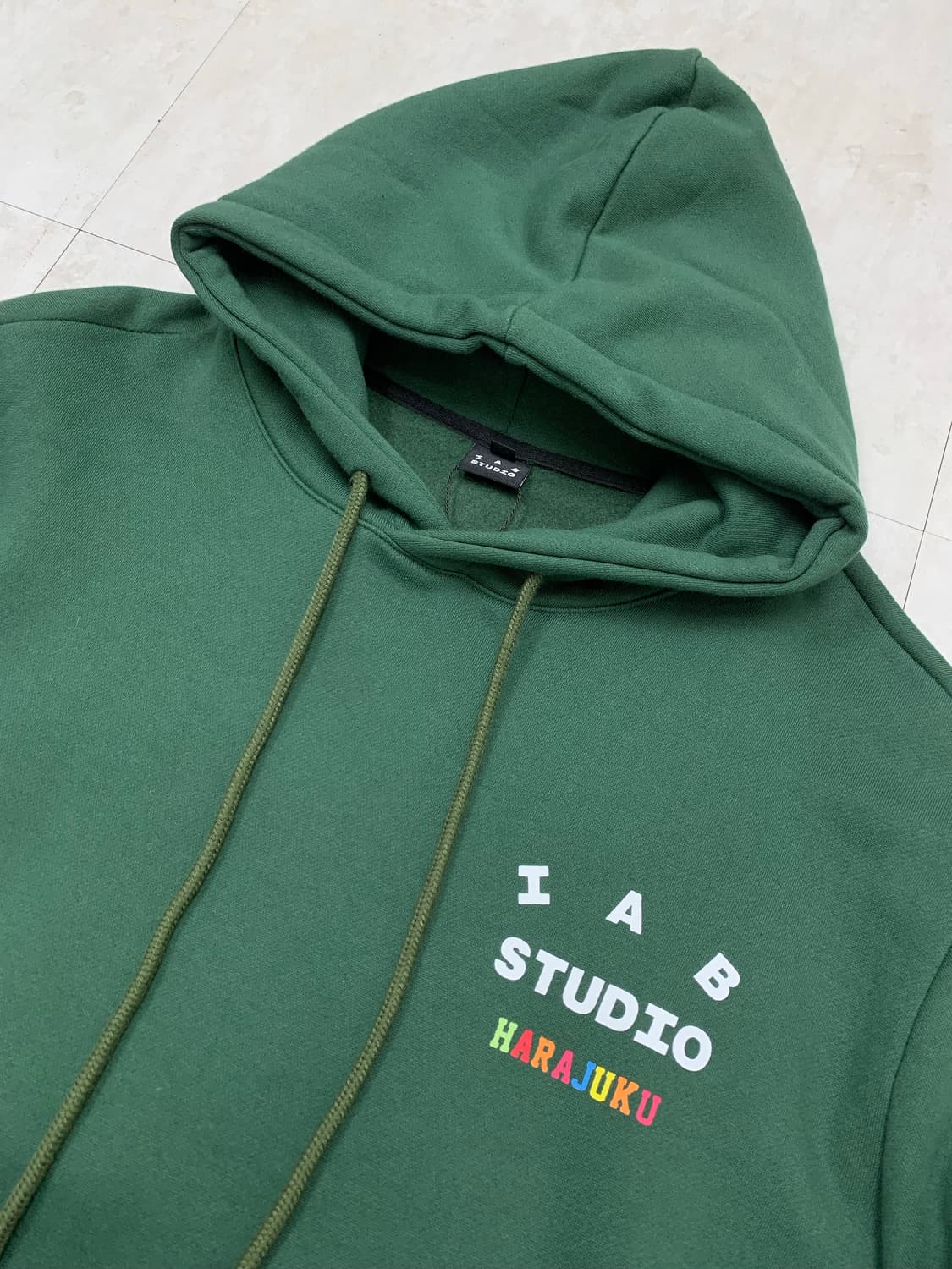 lab studio 그린 후드티 상품이미지7