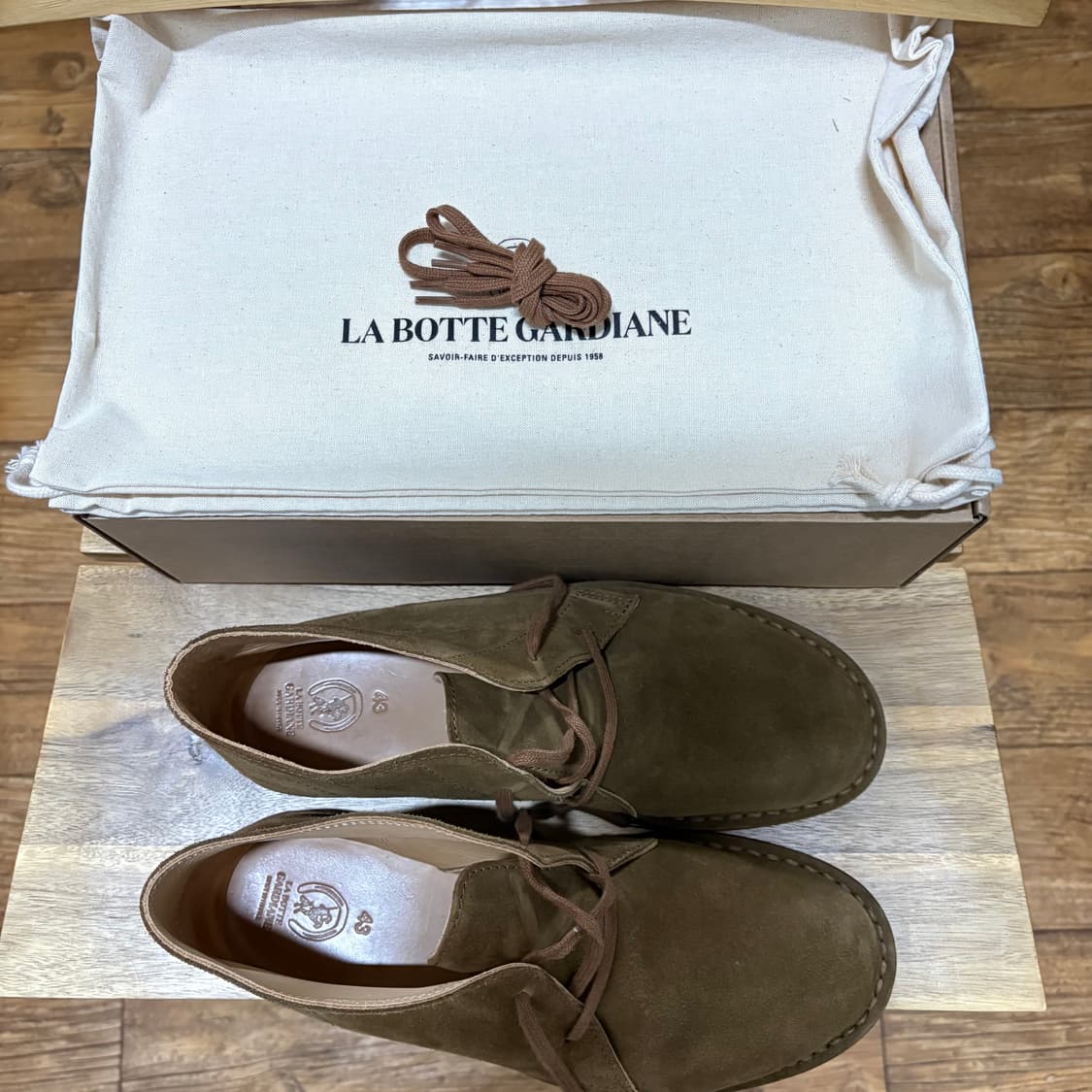 [43]라보트가르디안 LA BOTTE GARDIANE 스웨이드 처커부츠 상품이미지1