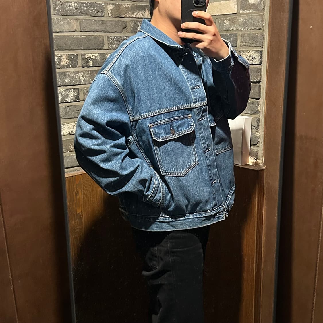 L) 리바이스 2세대 오버핏 데님 트러커 자켓 블루 상품이미지10