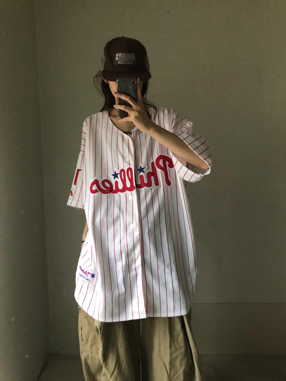 마제스틱 오버핏 반팔유니폼 상품이미지2