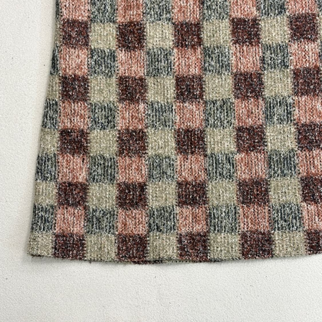 체크 울 스커트 L 상품이미지2