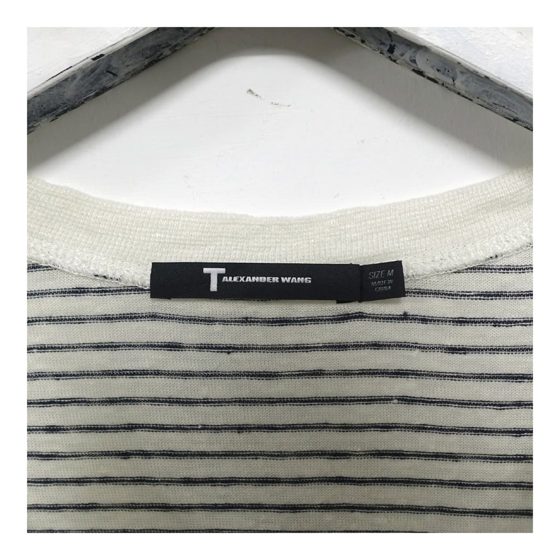 [M]TbyALEXANDERWANG 알렉산더왕 스트라이프 슬리브리스 니트 상품이미지8