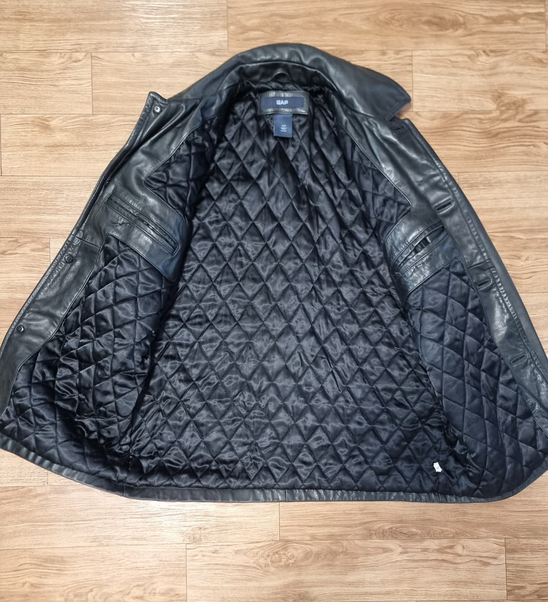 올드갭 올드 갭 old gap 레더 카코트 블랙 S 사이즈 상품이미지4