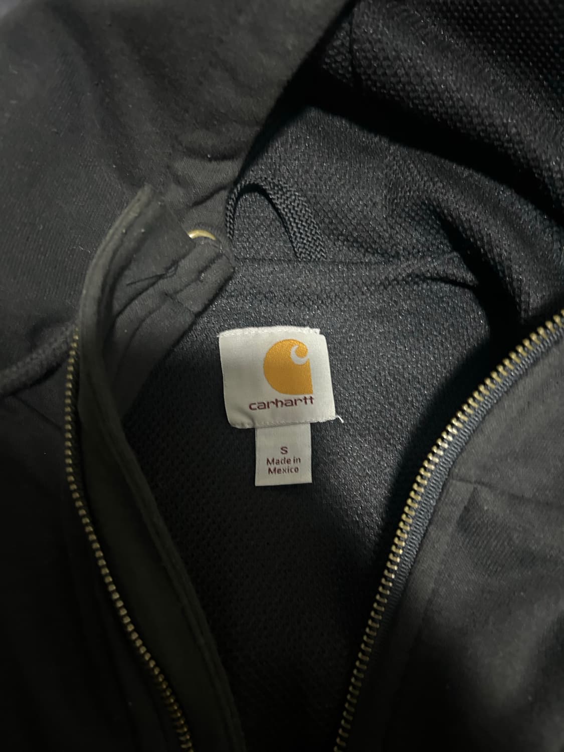 칼하트 써멀 후드집업 블랙 S 100 상품이미지2