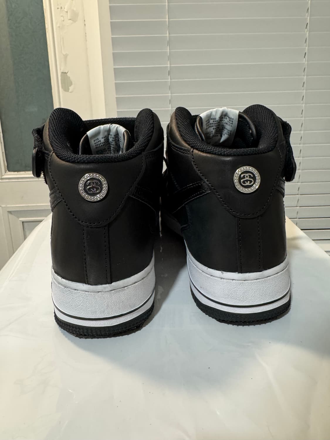 나이키x스투시 포스검흰 (285mm) 상품이미지5