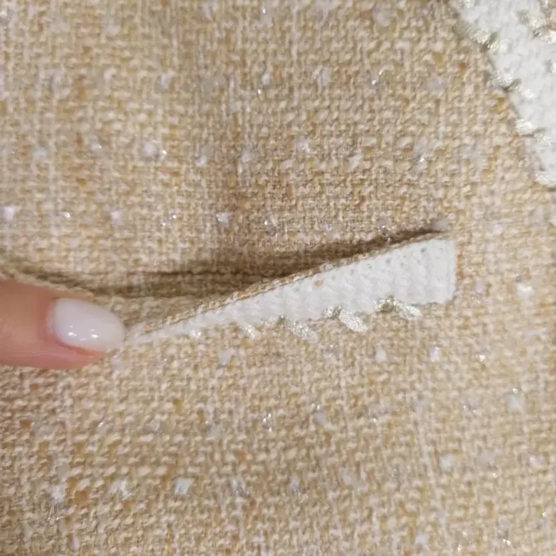 미샤 스튜디오 트위드 반팔 자켓 베이지 55 상품이미지9