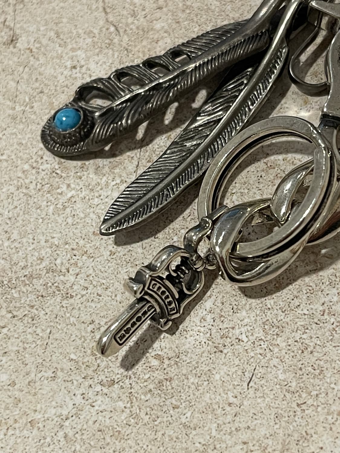 스컬 페더키링세트 상품이미지4