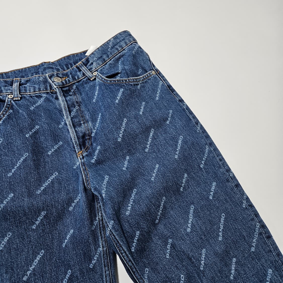 산드로 로고 데님 팬츠[32~33] 상품이미지2