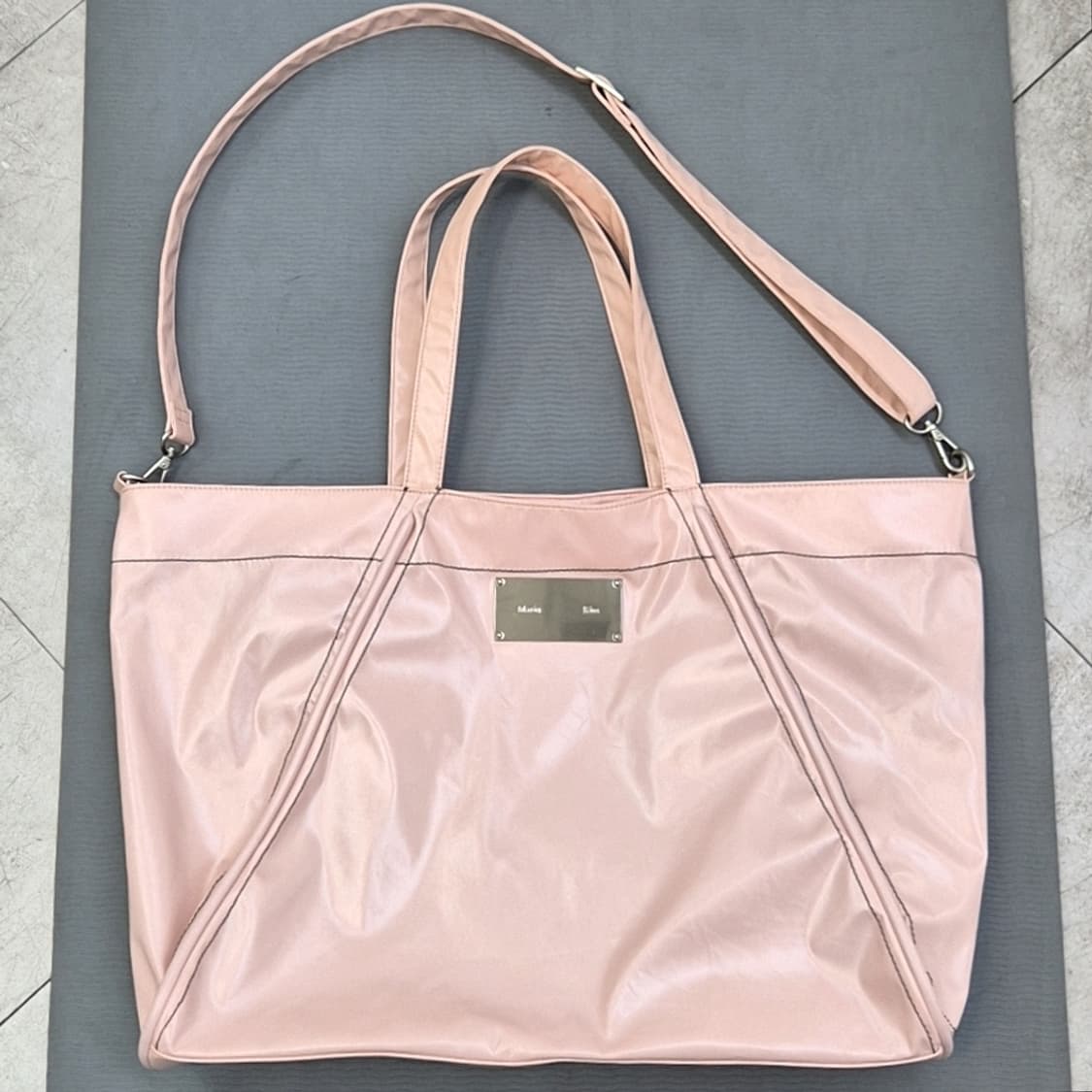 마뗑킴 코티 빅 토트백 핑크 상품이미지1