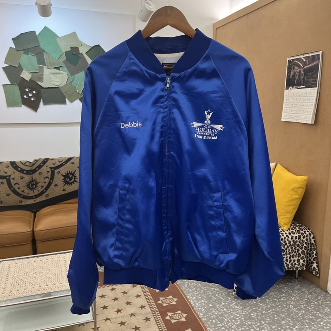 킹 루이 USA 데비 올드스쿨 레트로 펑크 바시티 자켓 XL C10355 상품이미지3