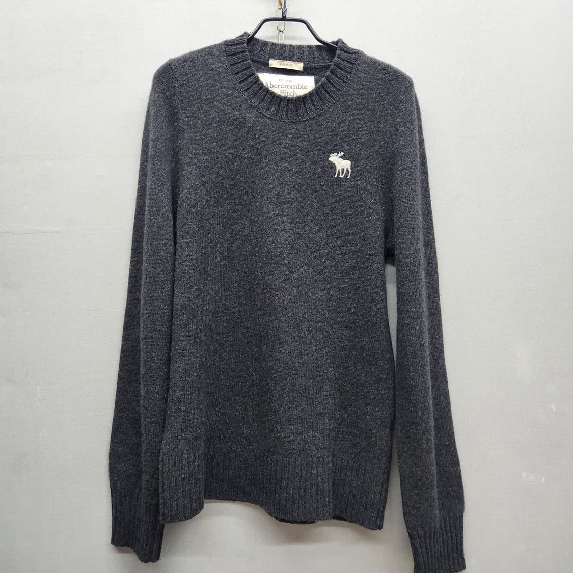 아베크롬비 로고 울 니트 L(M) 상품이미지1