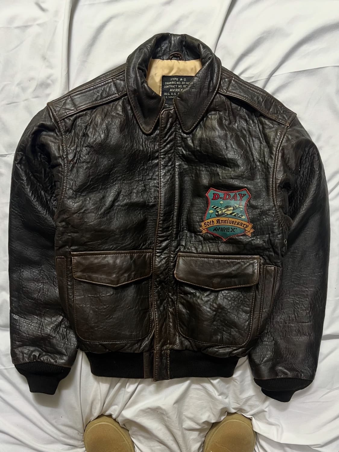 아비렉스 노르망디 가죽자켓 상품이미지2