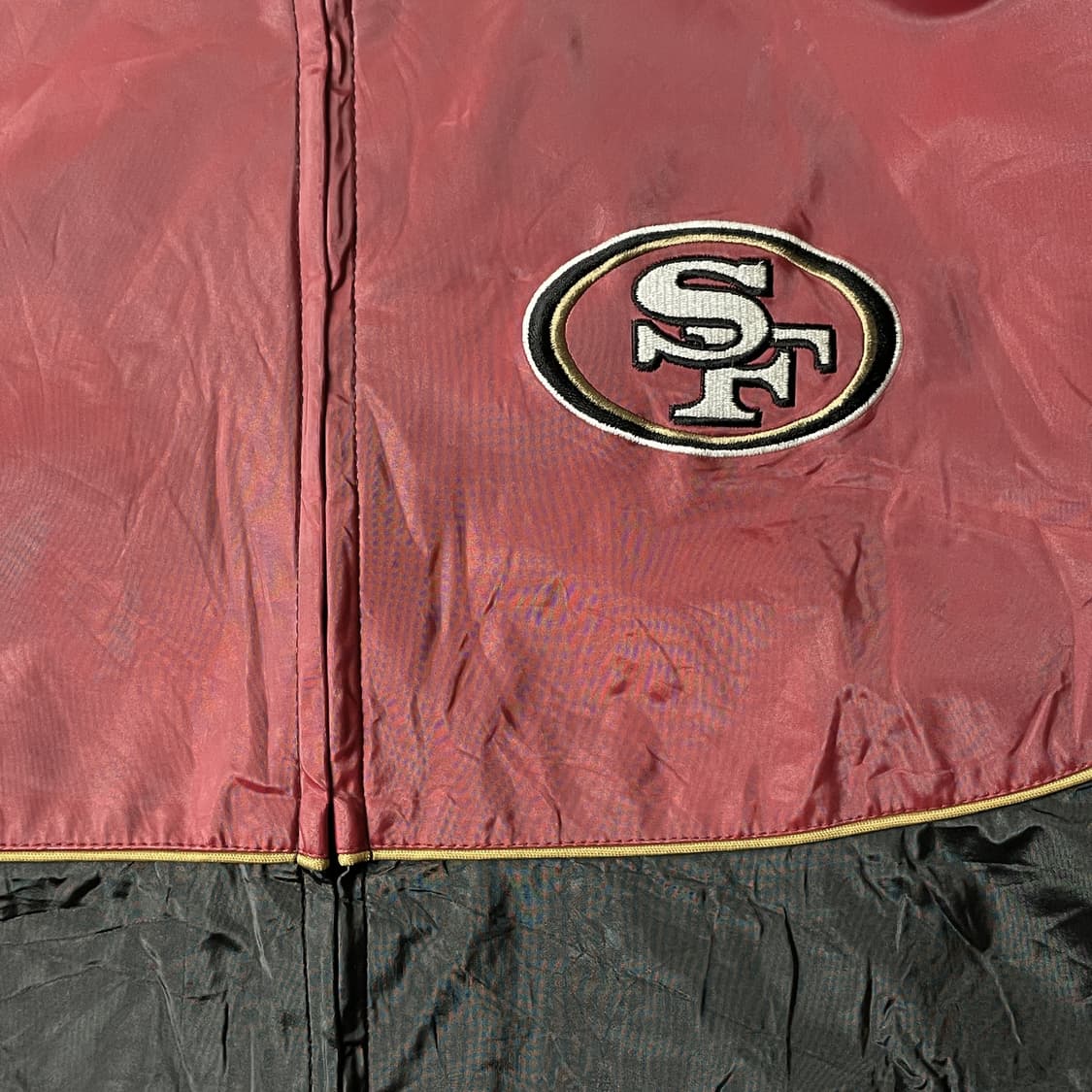 NFL 빈티지 레드&블랙 윈드브레이커 A00386 상품이미지3