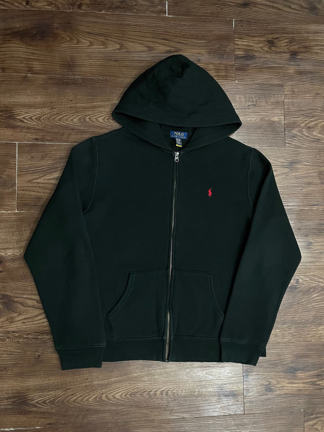 폴로 랄프로렌 블랙 후드집업 상품이미지3