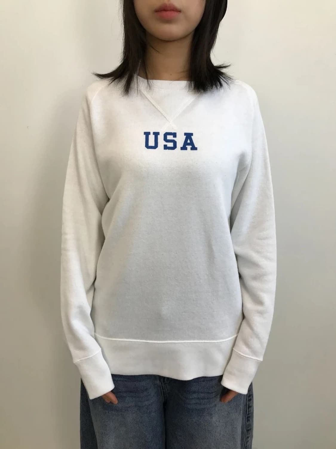 USA Flag Graphic Sweatshirt 상품이미지2