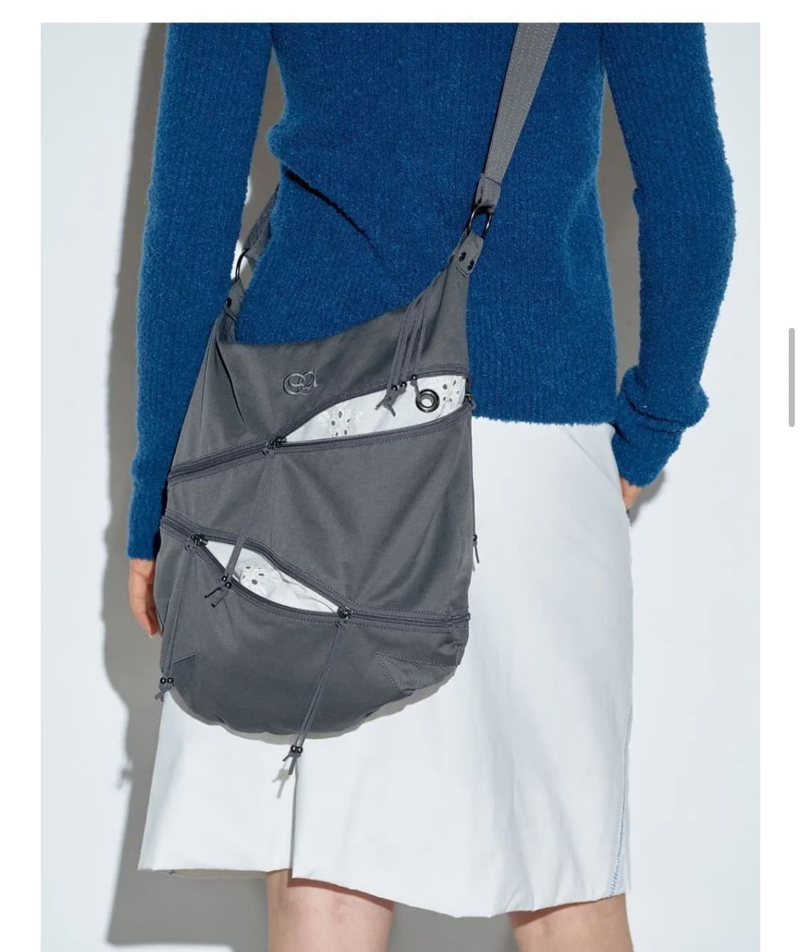 스컬프터 호보백 그레이 상품이미지4