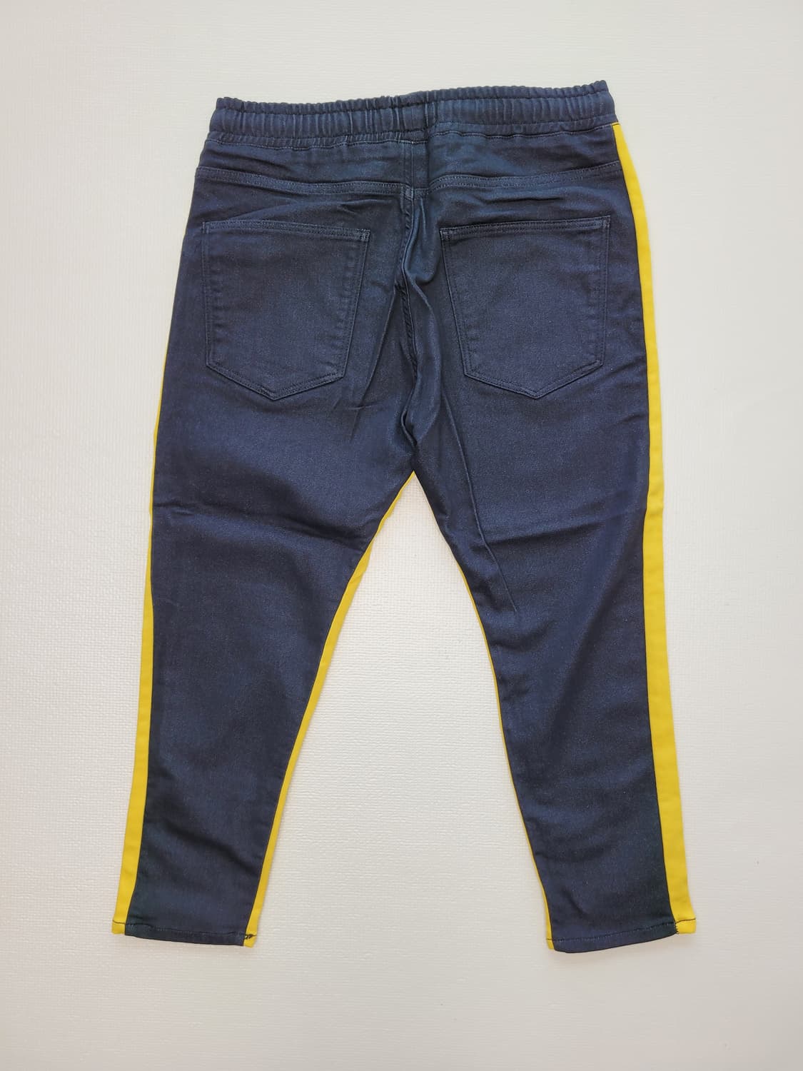 자라 ZARA 남자 사이드배색 바지 33 블랙/옐로우 상품이미지9