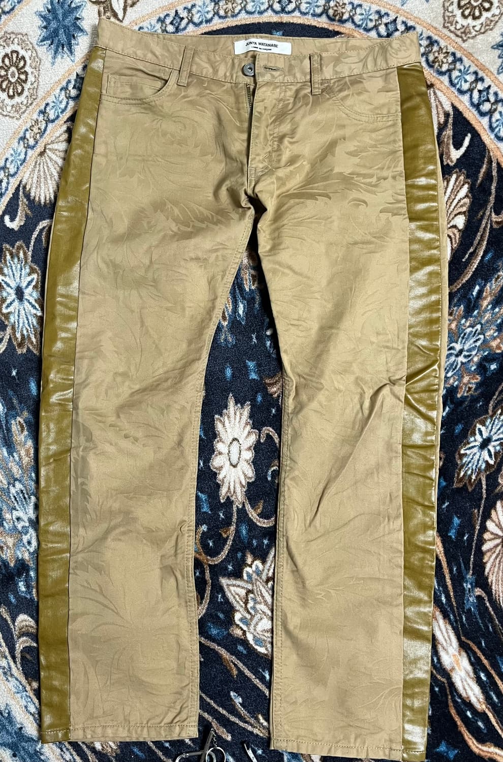 준야 와타나베 스트레이트 워크 팬츠 상품이미지1