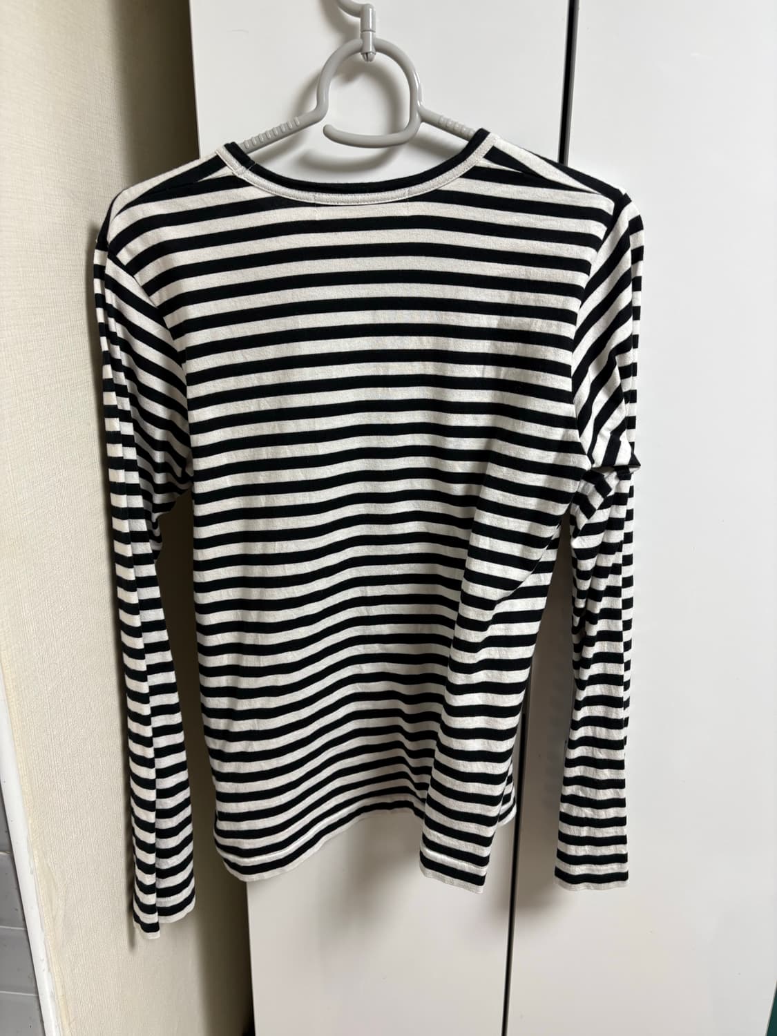 꼼데가르송 PLAY 스트라이프 긴팔 티셔츠  우먼 L 상품이미지2